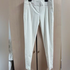 Cream cotton slacks
